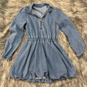 SHEIN Blue Denim Dress